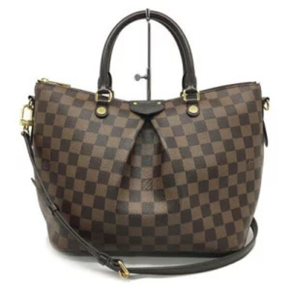 LOUIS VUITTON Siena Damier Ebene Brown handbag shoulder bag